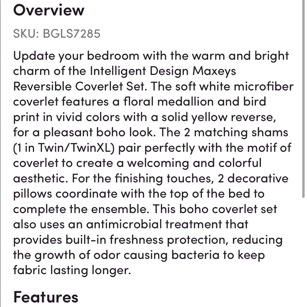 Maxeys Reversible Coverlet Set - Picture 11 of 14